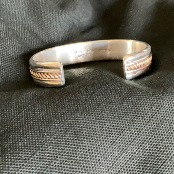 Vintage Tom Hawk Cuff Bracelet with 12 kt gold filled embellishment. - Picture 3 of 4